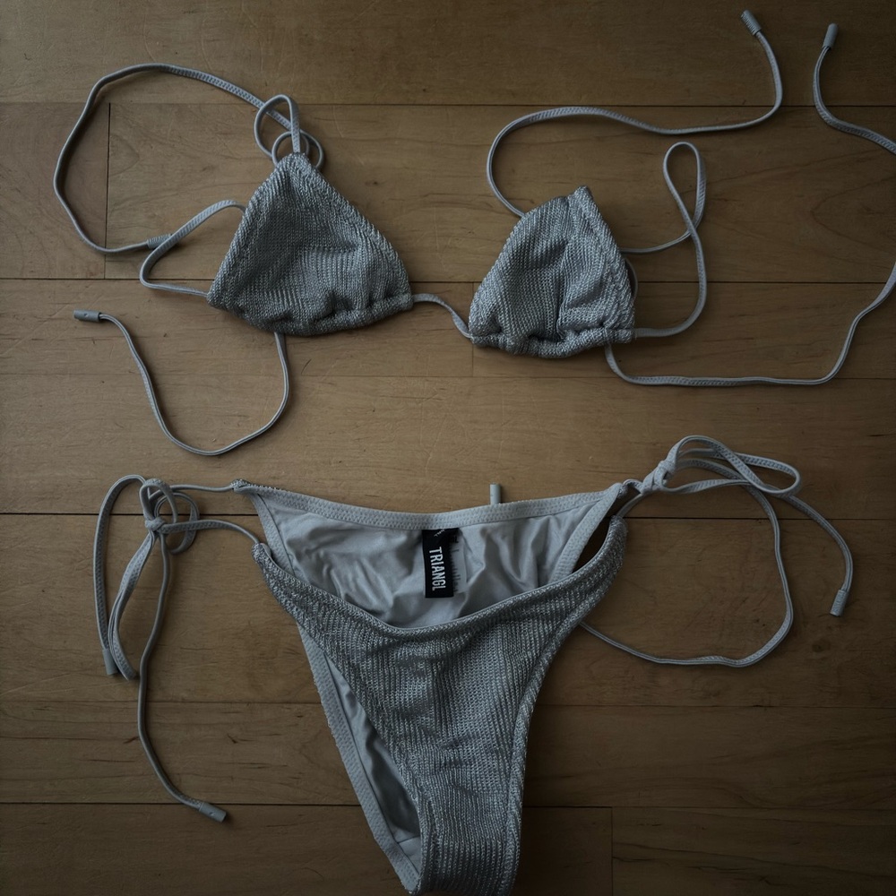 Triangl Vinca Silver Set - Picture 8 of 8